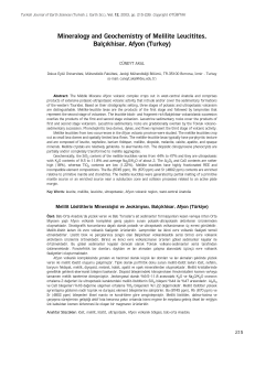 Mineralogy and geochemistry of melilite leucitites