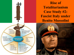 Mussolini
