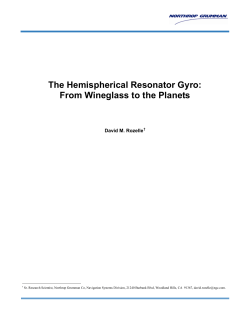 The Hemispherical Resonator Gyro