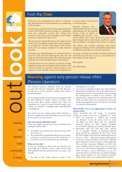 From the Chair - teespen.org.uk