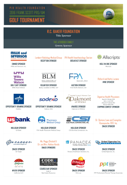 generous 2016 sponsors