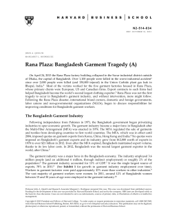 Rana Plaza - Boston Global Forum
