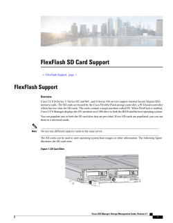 FlexFlash SD Card Support