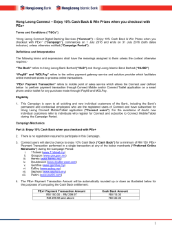 Hong Leong Connect &ndash; Enjoy 10% Cash Back