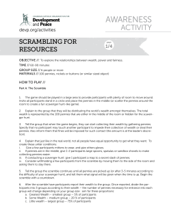 to - Development and Peace