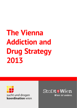The Vienna Addiction and Drug Strategy 2013 - Sucht