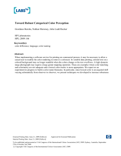 Toward Robust Categorical Color Perception