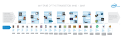 60 years of the transistor: 1947 &ndash; 2007