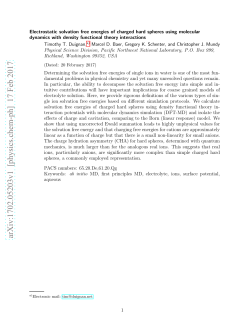 Electrostatic solvation free energies of charged hard spheres using