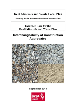 Interchangeability of Construction Aggregates