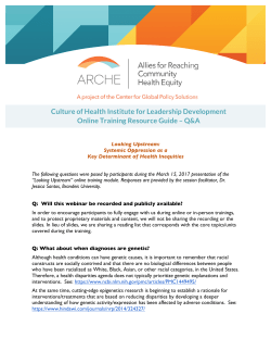 - Allies Reaching for Community Health Equity