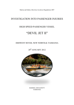 devil jet ii - Marine and Safety Tasmania