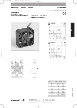 Long life / low noise