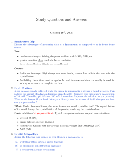Study Questions and Answers