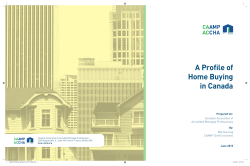 A Profile of Home Buying in Canada