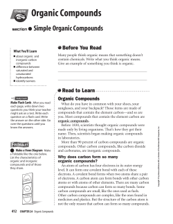 Organic Compounds