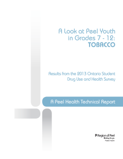 chapter four - alternative tobacco products