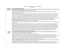 3rd 9 Weeks Units of Study