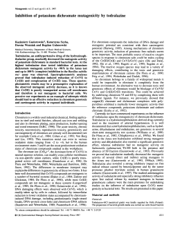 Inhibition of potassium dichromate mutagenicity by
