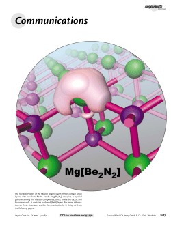 Ae[Be2N2]: Nitridoberyllates of the Heavier Alkaline