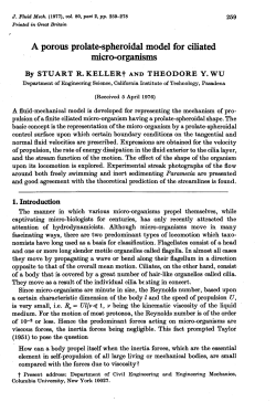 A porous prolate-spheroidal model for ciliated micro