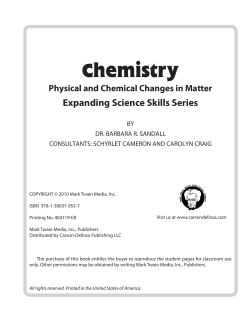 Chemistry - Wieser Educational!