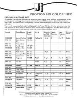 procion mx color info