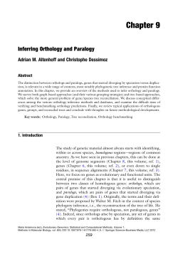 Chapter 9 - Dessimoz Lab
