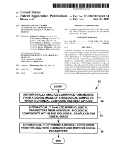 Method and system for automatically determining diagnostic