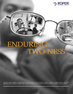 ENDURING TWO-NESS ENDURING TWO-NESS