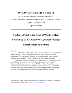 Holding a Pistol to the Head of `Modern Man`
