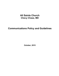 Communications Manual