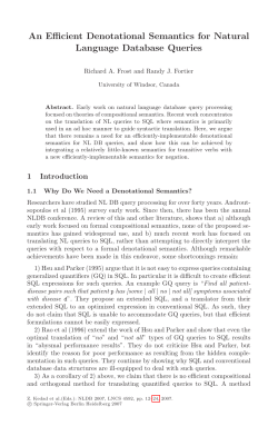 NLDB paper - School of Computer Science