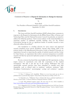 Comments on Scientific Reproducibility