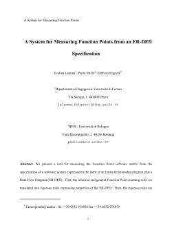 A System for Measuring Function Points from an ER-DFD