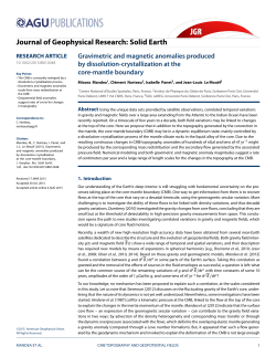 Gravimetric and magnetic anomalies produced by dissolution
