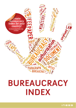 bureaucracy index - World Taxpayers Associations