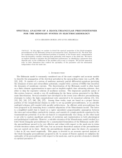 Spectral analysis of a block-triangular preconditioner for the