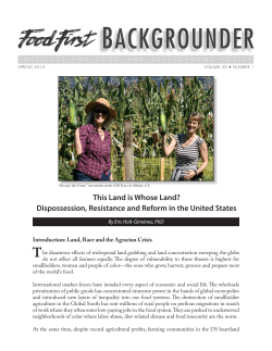 This Land is Whose Land?