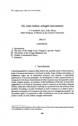 On some Indian stringed instruments