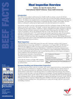 Beef Safety - Beef Research