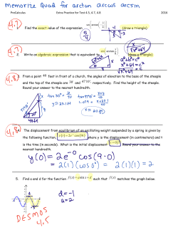 Extra Practice Test 4.5 KEY