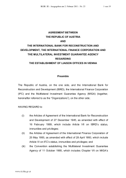 agreement between the republic of austria and the