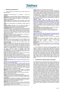 Standard Purchasing Terms and Conditions