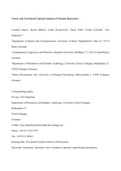 Aufbau der Magisterarbeit