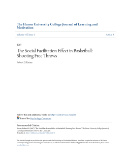 The Social Facilitation Effect in Basketball