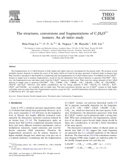The structures, conversions and fragmentations of C2H6O isomers