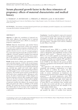PlGF - The Fetal Medicine Foundation