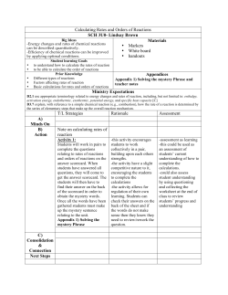 Activity 1- Lesson Plan - Energy-Changes-Chem-Unit