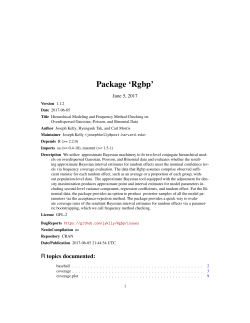 Package `Rgbp`